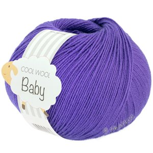 Lana Grossa COOL WOOL Baby Uni/Print 50g | 317-violeta