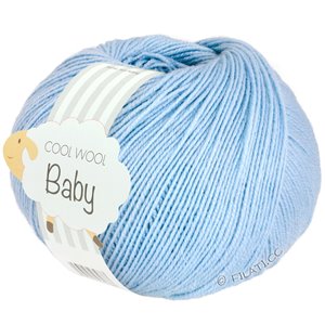 Lana Grossa COOL WOOL Baby Uni/Print 50g | 321-azul pastel