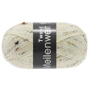 Lana Grossa MEILENWEIT 100g Tweed | 106-naturaleza mezcla