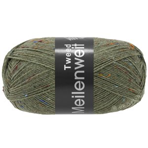 Lana Grossa MEILENWEIT 100g Tweed | 155-gris verde
