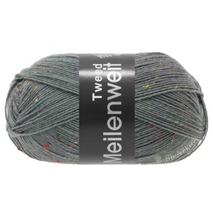 Lana Grossa MEILENWEIT 100g Tweed | 160-gris oscuro