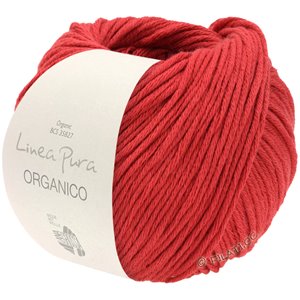 Lana Grossa ORGANICO  Uni (Linea Pura) | 138-rosas rojas