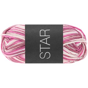 Lana Grossa STAR Print | 350-rosa delicada/rosa perlado/rosa vívida/rosa vieja