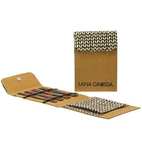 Lana Grossa  Conjunto de agujas diseño de madera Multicolor (marrón)
